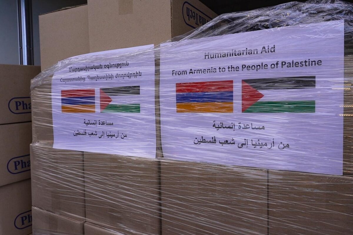 Ermenistan Gazze'ye 30 ton insani yardım gönderiyor